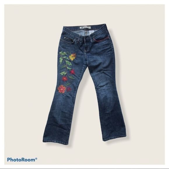 Gap low rise bootcut embroidered jeans - Picture 1 of 3